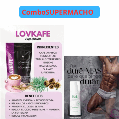 Combo SUPER MACHO – Potencia + Resistencia Masculina